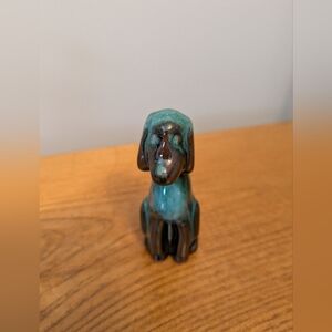 Vintage Blue Mountain Pottery Dog Figurine